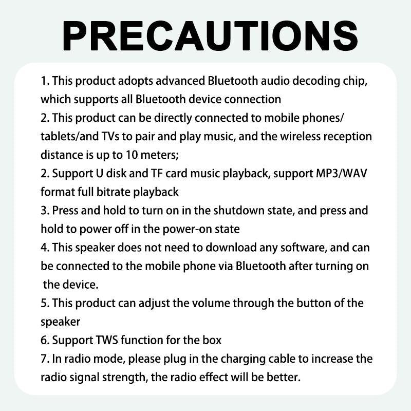 T&G Outdoor Portable Wireless Speaker, TWS Stereo Sound Rechargeable Speaker, Home Music Speaker Compatible with Phone/Tablet/Tv, Audio & Video Product