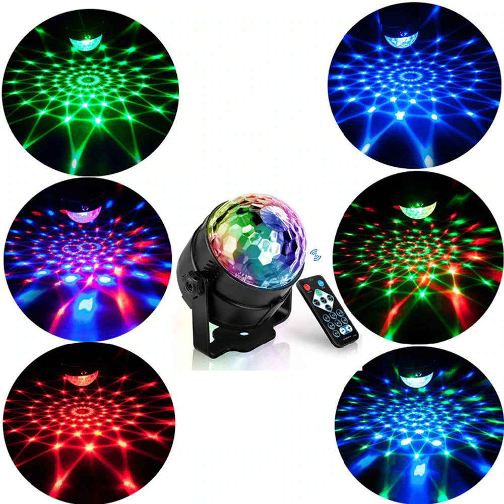 Disco Party Lights Strobe LED DJ Ball Sound Activated Bulb Dance Lamp Decoration