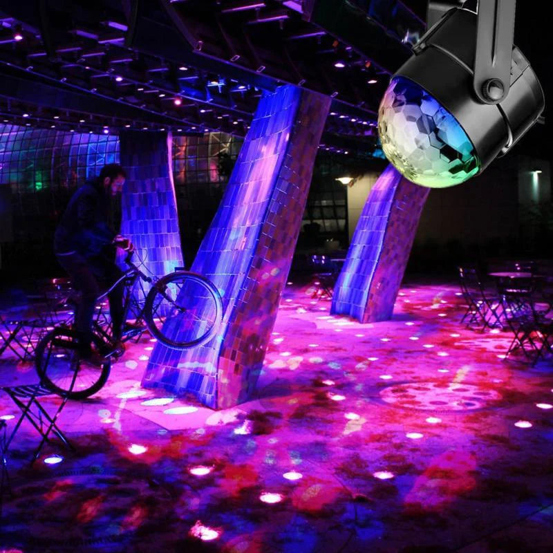 Disco Party Lights Strobe LED DJ Ball Sound Activated Bulb Dance Lamp Decoration