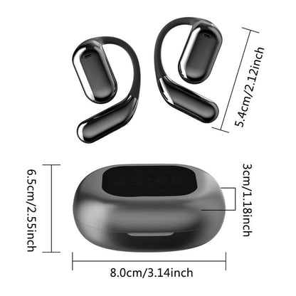 A Full-Color Touchscreen with Active ANC Noise Reduction, Adaptive Active Noise Reduction/Adjustable Equalizer/Bt 5.4 Wireless Bt Earphones