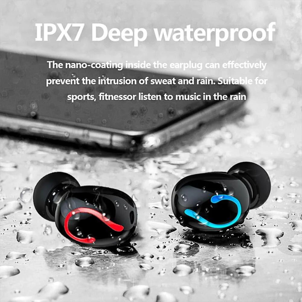 Bluetooth 5.1 Headset TWS Wireless Earphones Mini Earbuds Stereo Headphones IPX7