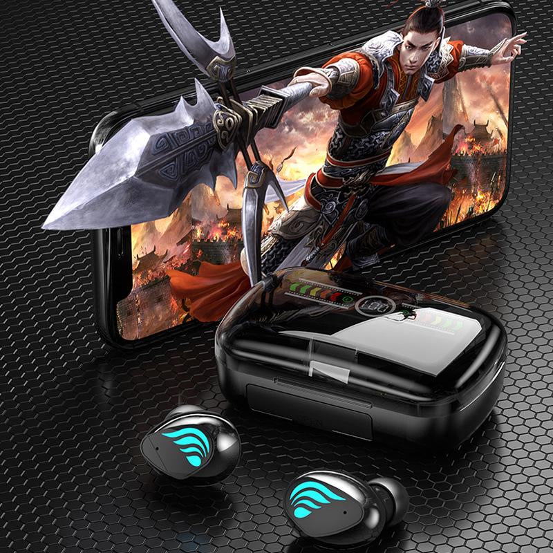 Wireless Earbuds , Bluetooth 5.3 Headphones, Type-C Fast Charging Case, Stereo Wireless In-Ear Headphones for Phone Tablet TV Business Sport In-Ear Headphones, Gaming Headset Ear Microphone Earphones