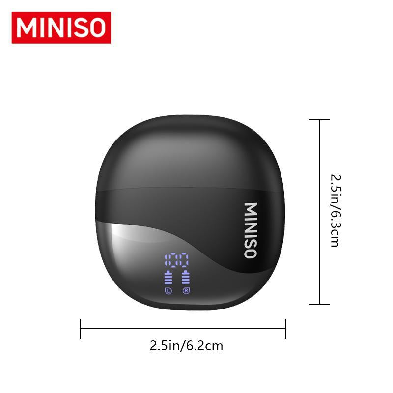 Christmas MINISO X38 Wireless Open Earbud, Noise Cancelling Headphone with Microphone, Hifi Stereo Noise Cancelling Sports Headphone for Electronic Devices