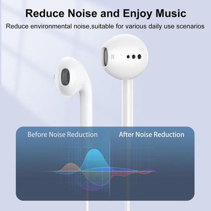 Earbuds, Wired Earphones (Built-In Microphone & Volume Control) Noise Canceling Isolating Headphones for Iphone 14/13/12/11/SE/X/XR/XS/8/7 Audio Button Connector Headset